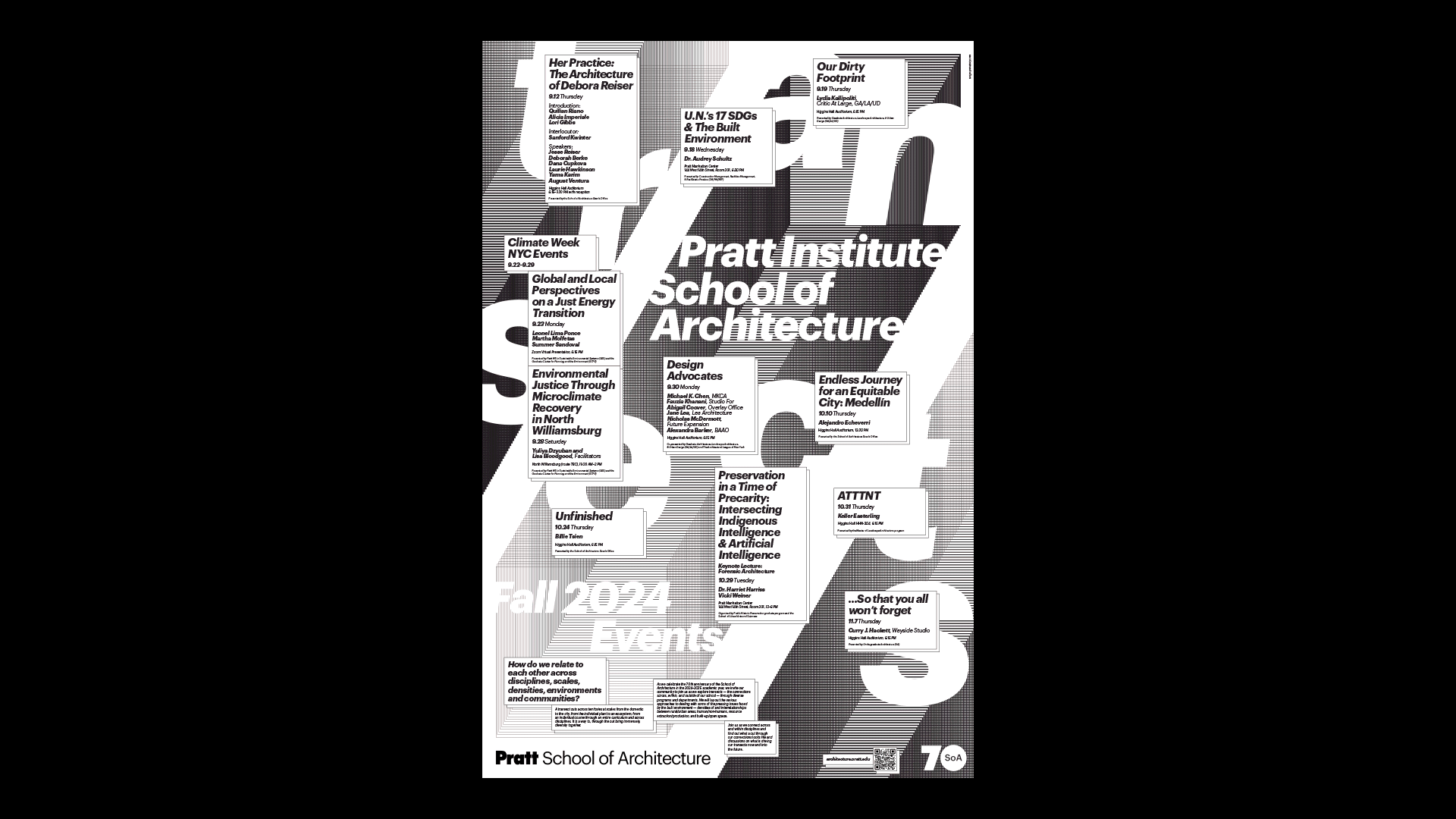 Pratt School of Architecture Event Posters